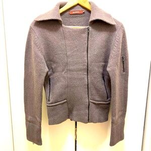 SANDWICH Wool Full Zip Cardigan Sweater Jacket Size M